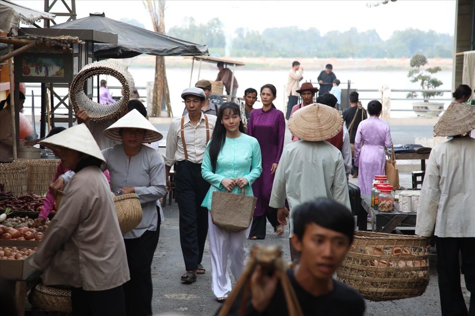 Phim Lưới trời nỗi lực làm bối cảnh xưa. Ảnh: NSX. Phim Lưới trời nỗi lực làm bối cảnh xưa. Ảnh: NSX.
