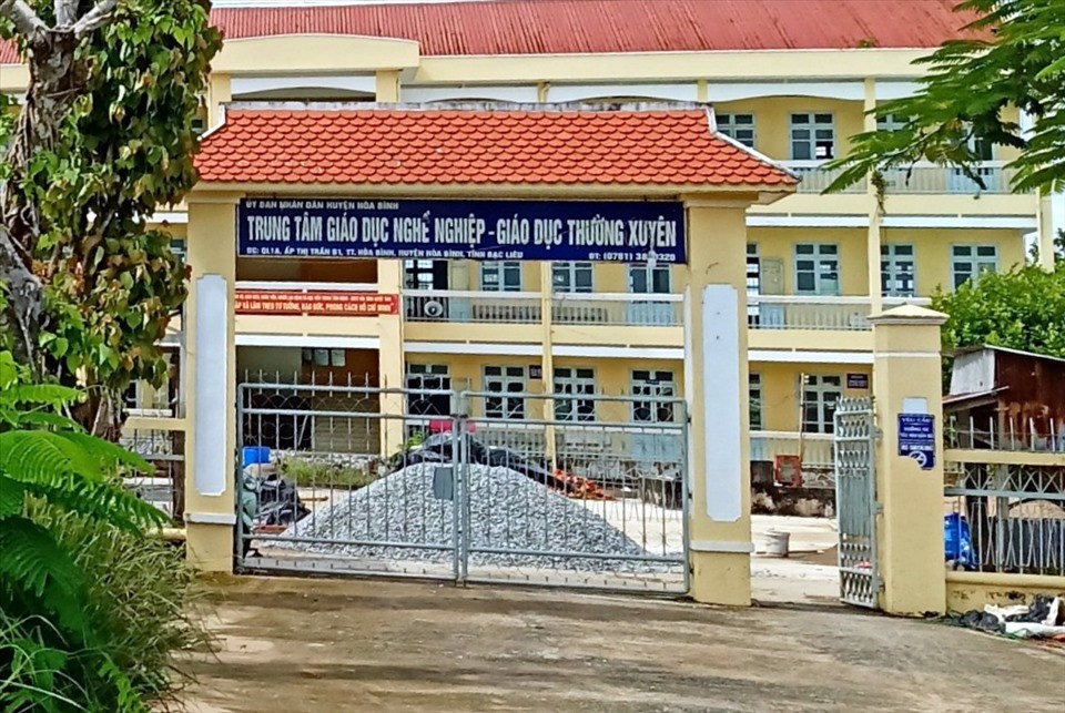 Thông tin trung tâm giáo dục thường xuyên Bạc Liêu