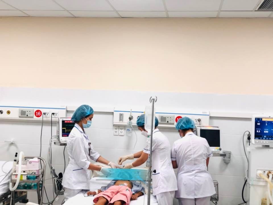 Bệnh nhân phục hồi sau ca cấp cứu. Ảnh: BVCC Bệnh nhân phục hồi sau ca cấp cứu. Ảnh: BVCC