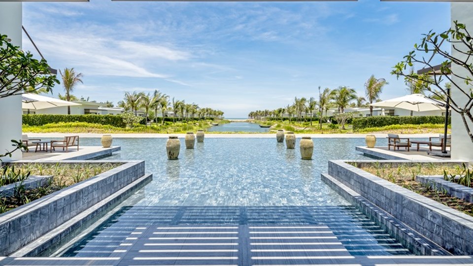 Một góc của cơ sở thí điểm đón khách du lịch Melia Hồ Tràm. Ảnh: KDL Một góc của cơ sở thí điểm đón khách du lịch Melia Hồ Tràm. Ảnh: KDL