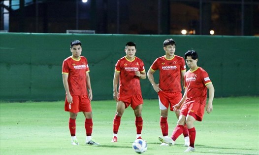 Đội tuyển Việt Nam đã chuẩn bị sẵn sàng cho trận đấu trước tuyển Trung Quốc. Ảnh: VFF