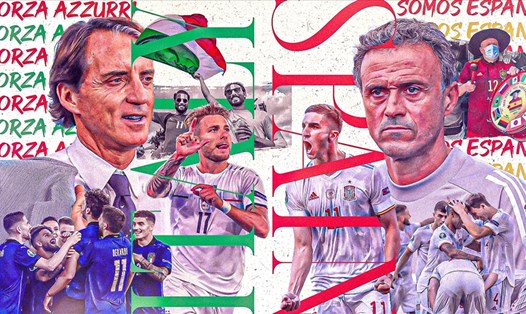 3 tháng sau bán kết EURO 2020, Italia - Tây Ban Nha có màn tái đấu rất được chờ đợi tại bán kết Nations League. Ảnh: Sky Sports
