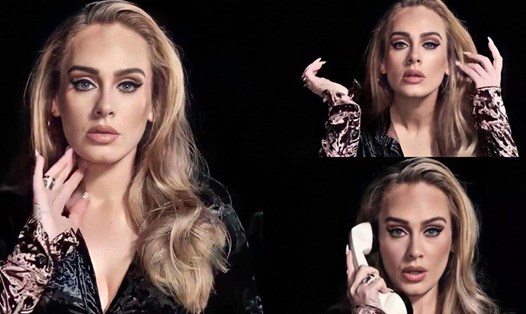 Adele gây chú ý khi đánh dấu sự trở lại bằng MV mới có tên “Easy On Me”. Ảnh: Xinhua