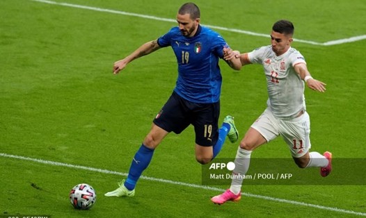Trận Italia gặp Tây Ban Nha sẽ tái hiện vòng bán kết EURO 2020. Ảnh: AFP