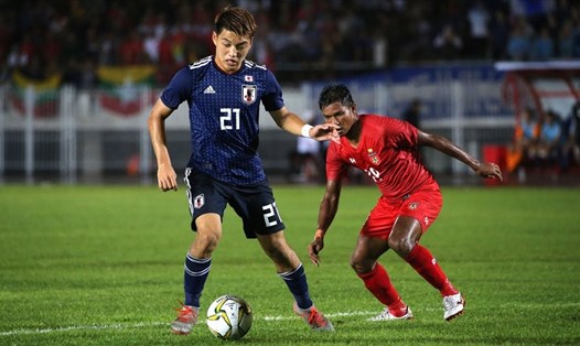 Đội tuyển Nhật Bản đang khát khao chiến thắng để trở lại nhóm dẫn đầu tại vòng loại World Cup 2022. Ảnh AFP