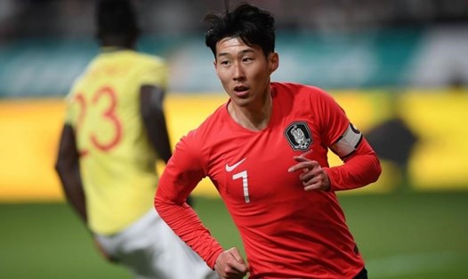 Đội tuyển Hàn Quốc sáng cửa giành 3 điểm trước Syria. Ảnh AFP