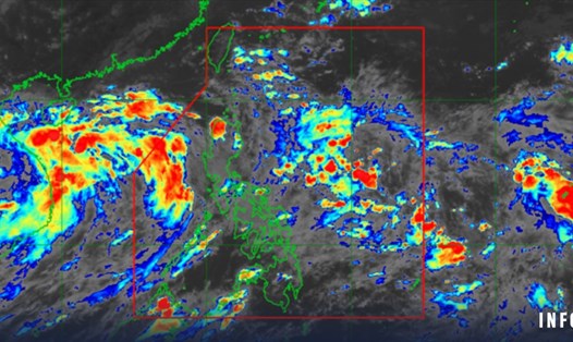 Áp thấp nhiệt đới ảnh hưởng đến Philippines. Ảnh: PASAGA
