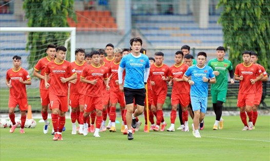 U22 Việt Nam chốt danh sách dự vòng loại U23 Châu Á 2022. Ảnh VFF