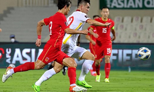 Tiến Linh và tuyển Việt Nam đã có trận đấu tốt trước tuyển Trung Quốc. Ảnh: VFF