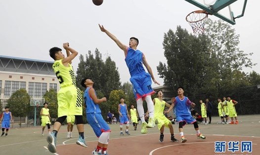Chiều cao trung bình của nam giới Trung Quốc 19 tuổi là 175,7cm. Ảnh: Xinhua