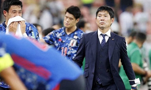 Huấn luyện viên Hajime Moriyasu sẽ bị sa thải nếu không giúp tuyển Nhật Bản thắng Australia. Ảnh: JFA.