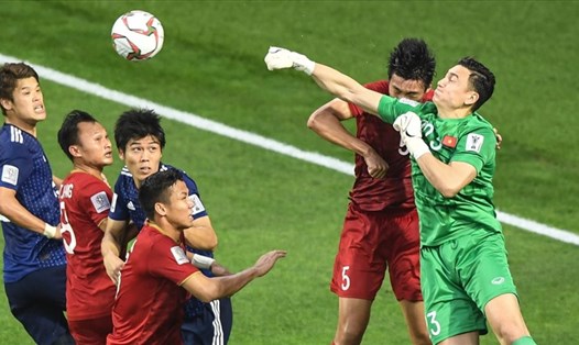 Tuyển Việt Nam từng gây nhiều khó khăn cho tuyển Nhật Bản tại tứ kết Asian Cup 2019. Ảnh: AFC.