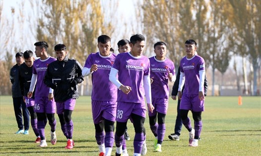 U23 Việt Nam sáng đang tập trung tối đa cho trận đấu phân định ngôi thứ với U23 Myanmar. Ảnh: VFF.
