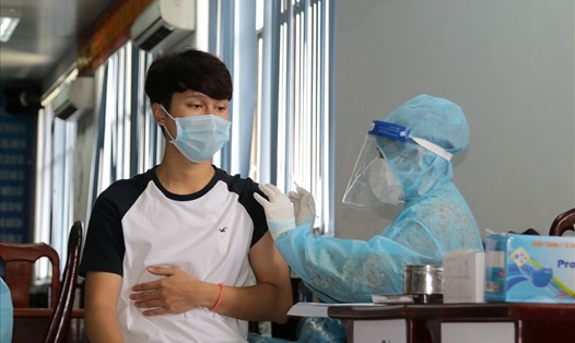 Công tác tiêm vaccine phòng COVID-19 ở Kiên Giang vẫn còn chậm. Ảnh: PV