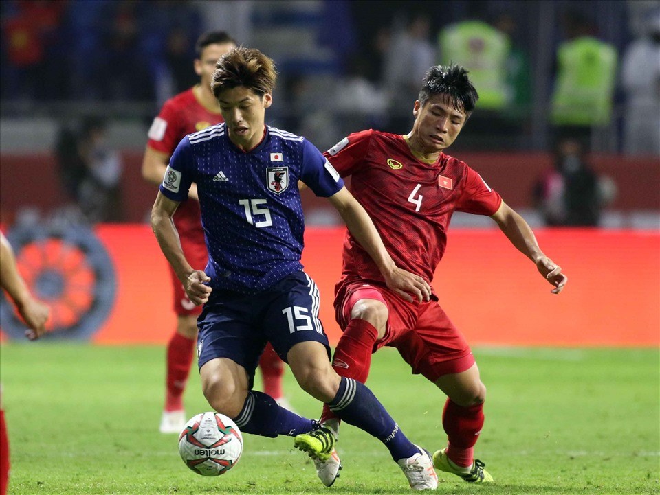 Tuyển Việt Nam từng thất bại 0-1 trước Nhật Bản tại Asian Cup 2019. Ảnh Hữu Phạm Tuyển Việt Nam từng thất bại 0-1 trước Nhật Bản tại Asian Cup 2019. Ảnh Hữu Phạm