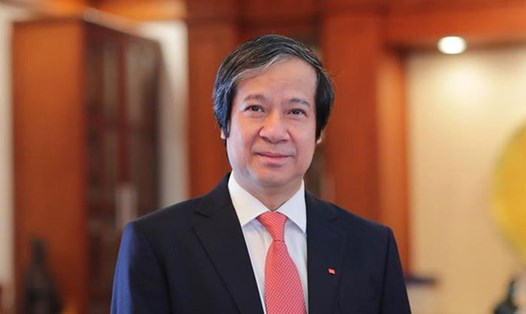Bộ trưởng Bộ Giáo dục và Đào tạo Nguyễn Kim Sơn trả lời chất vấn của đại biểu Quốc hội về lĩnh vực giáo dục và đào tạo. Ảnh: Chinhphu.vn