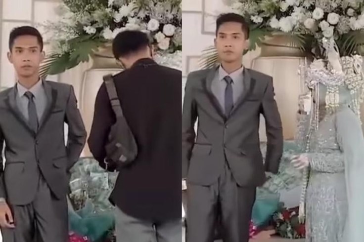 Video người yêu cũ ôm cô dâu ngay trước mặt chú rể Indonesia gây bão
