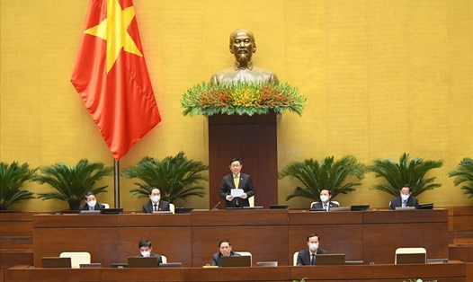 Chủ tịch Quốc hội Vương Đình Huệ phát biểu kết thúc phiên chất vấn và trả lời chất vấn tại Kỳ họp thứ 2, Quốc hội khóa XV.