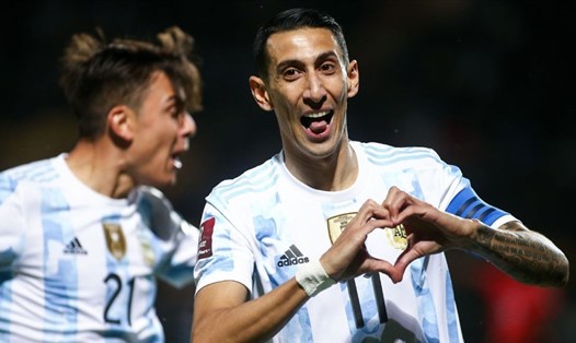 Angel di Maria là nhân tố tỏa sáng ghi bàn duy nhất mang về chiến thắng 1-0 cho đội tuyển Argentina trước Uruguay. Ảnh: ESPN