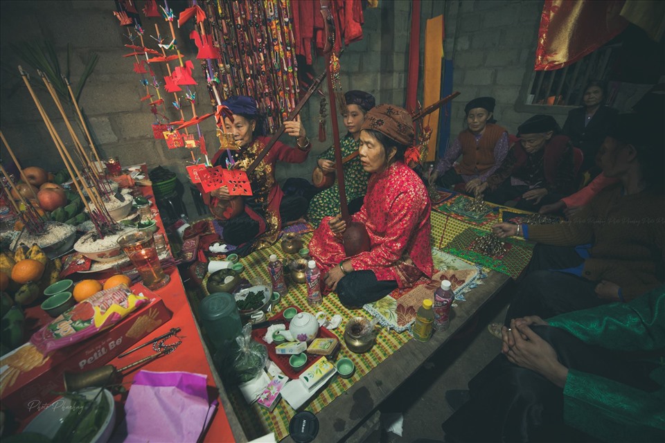 Then là một loại hình tín ngưỡng quan trọng của người Tày - Nùng. Ảnh: Phan Huy