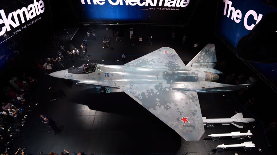 Russia unveils brand new unmanned fighter Su-75 Checkmate