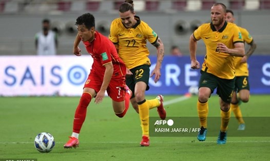 Tuyển Trung Quốc gần như không còn cơ hội tại vòng loại World Cup 2022. Ảnh: AFP