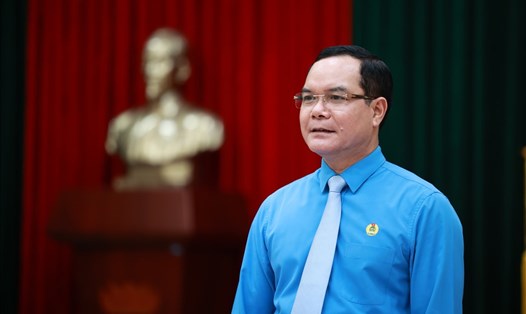 Chủ tịch Tổng LĐLĐVN Nguyễn Đình Khang. Ảnh: Hải Nguyễn