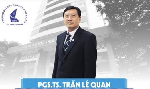 PGS.TS Trần Lê Quan - tân hiệu trưởng Trường Đại học Khoa học Tự nhiên (Đại học Quốc gia TPHCM). Ảnh: NTCC
