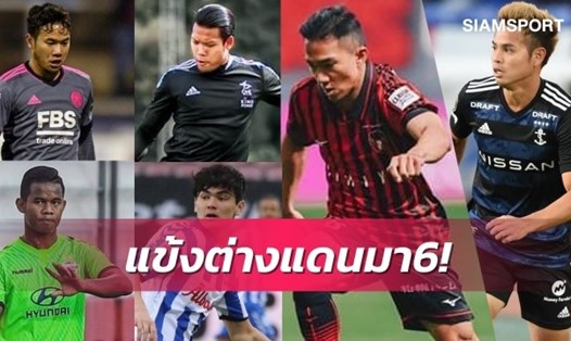 Tuyển Thái Lan sẽ có sự phục vụ của 6 cầu thủ thi đấu ở nước ngoài tại AFF Cup 2020. Ảnh: Siam Sport