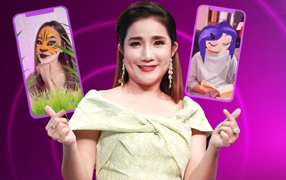 Cát Tường tiếp tục dẫn show mai mối mới. Ảnh: NSCC. Cát Tường tiếp tục dẫn show mai mối mới. Ảnh: NSCC.