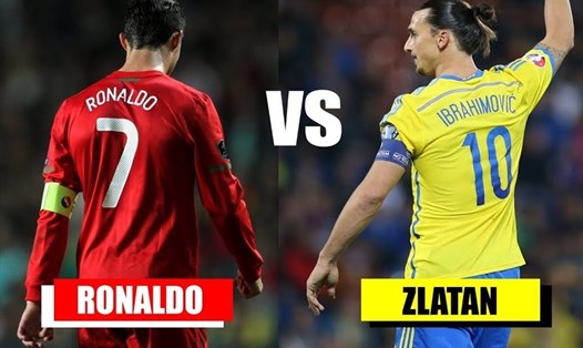 Màn đối đầu giữa Cristiano Ronaldo và Zlatan Ibrahimovic rất được chờ đợi tại vòng play-off World Cup 2022 của vòng loại khu vực Châu Âu. Ảnh: BR