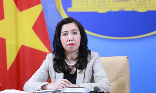 Người phát ngôn Bộ Ngoại giao Việt Nam Lê Thị Thu Hằng. Ảnh: BNG
