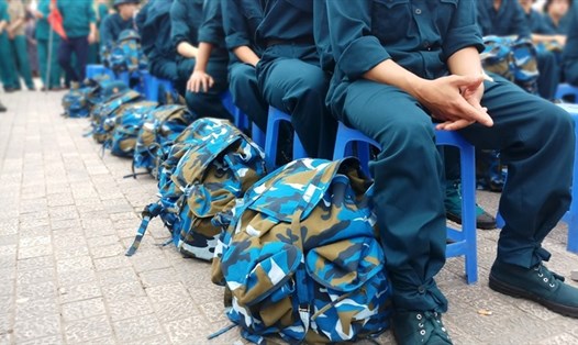 Khi hết thời hạn áp dụng biện pháp giáo dục tại trường giáo dưỡng thì có thể đăng ký nghĩa vụ quân sự. Ảnh: Quách Du