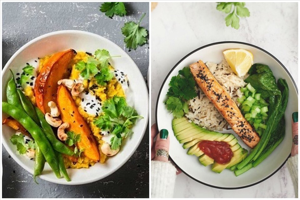 Chế độ ăn kiêng linh hoạt. Ảnh đồ hoạ: Thiều Phương.