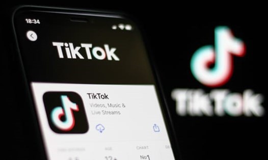 Logo ứng dụng TikTok. Ảnh: AFP/Getty
