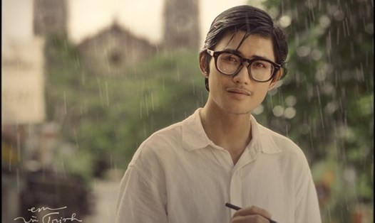 Diễn viên Avin Lu hóa thân nhạc sĩ Trịnh Công Sơn trong phim “Em và Trịnh”. Ảnh: CMH