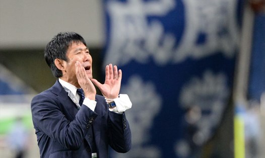 Huấn luyện viên Hajime Moriyasu vẫn nhận được nhiều sự ủng hộ trước 2 trận đấu của tuyển Nhật Bản gặp tuyển Việt Nam và Oman. Ảnh: Sponichi.