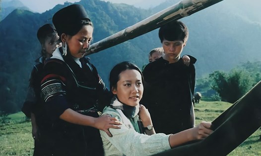 Nữ diễn viên Hồng Ánh trong bộ phim "Thung lũng hoang vắng". Ảnh: NVCC