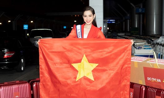 Hoa hậu Đỗ Thị Hà gặp sự cố khi lên đường sang Puerto Rico tham dự "Miss World 2021". Ảnh: NVCC