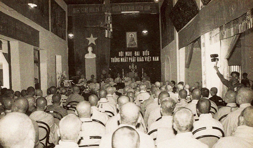 Hội nghị đại biểu thống nhất Phật giáo Việt Nam. Ảnh Cổng thông tin Phật giáo
