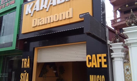 Quán karaoke Diamond, nơi các đối tượng tổ chức sử dụng trái phép chất ma túy. Ảnh: Công an TP.Hải Phòng