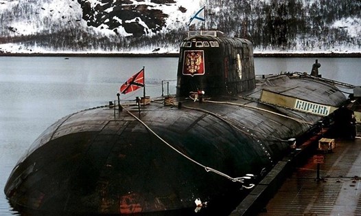 Tàu ngầm hạt nhân Nga Kursk. Ảnh: Wiki