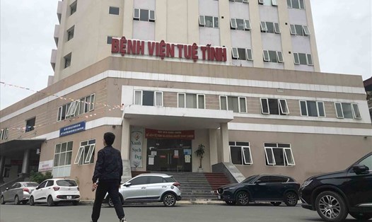 Bệnh viện Tuệ Tĩnh (Hà Đông, Hà Nội). Ảnh: PV.