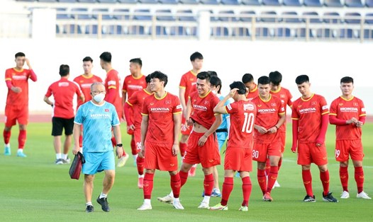 Tuyển Việt Nam được bố trí sân tập riêng tại AFF Cup 2020. Ảnh: VFF