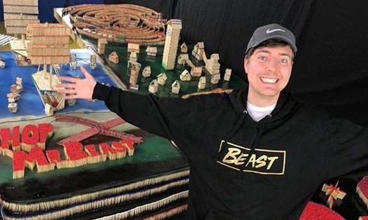 Nam Youtuber - Mr Beast đầu tư triệu đô để thực hiện “Trò chơi con mực” phiên bản đời thực. Ảnh: Xinhua