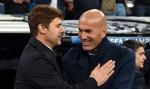 Pochettino có thể để lại ghế cho Zidane ngay tháng 1 tới. Ảnh: AFP