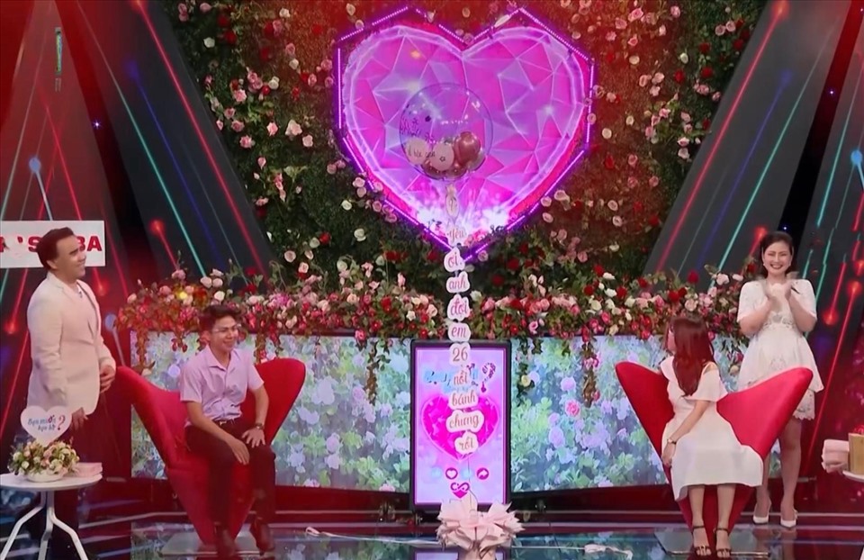 Cặp đôi tại "Bạn muốn hẹn hò". Ảnh: MCV