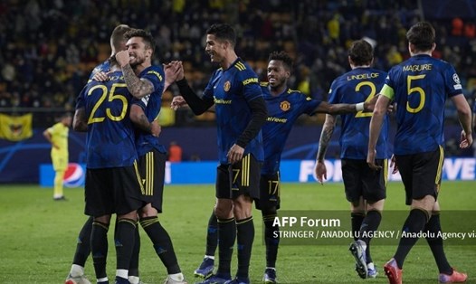 Thắng Villarreal, Man United vừa giành vé vào vòng 1/8, vừa chắc chắn ngôi đầu bảng F. Ảnh: AFP