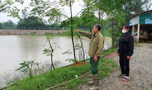 Vợ chồng ông Báu gây dựng lại trang trại sau trận lũ lụt năm 2020 được ca sĩ Thủy Tiên hỗ trợ 210 triệu đồng. Ảnh: Trần Tuấn.