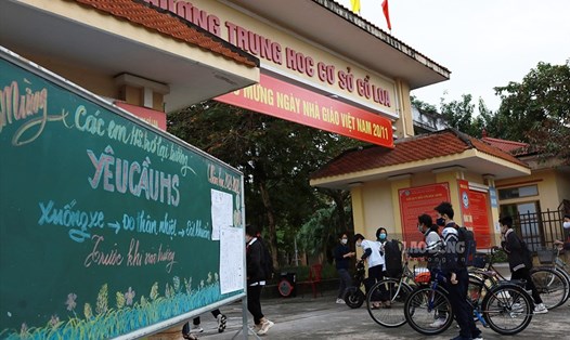 Cập nhật kịch bản đón học sinh trở lại trường của 63 địa phương. Ảnh: Hải Nguyễn